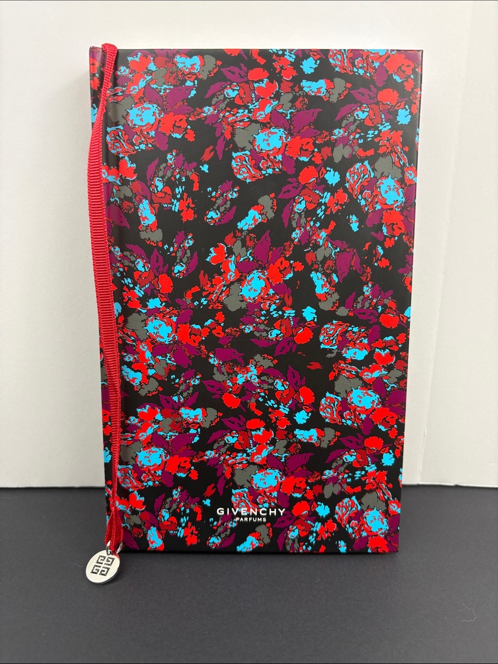 Givenchy Parfums Journal Book Blank with Red Bookmark and Trinket